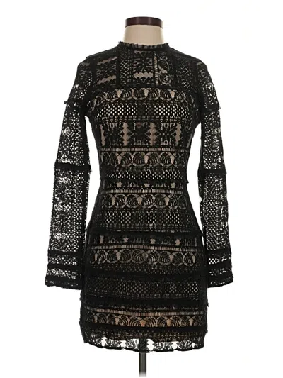 Pre-owned Parker Cocktail Dress In Black