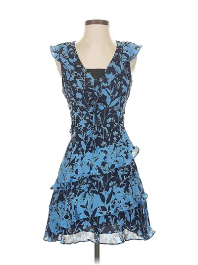 Pre-owned Parker Cocktail Dress In Blue