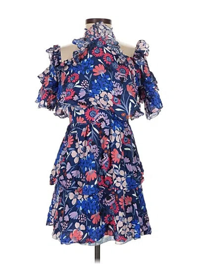 Pre-owned Parker Cocktail Dress In Blue