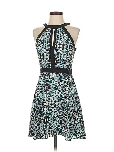 Pre-owned Parker Cocktail Dress In Blue