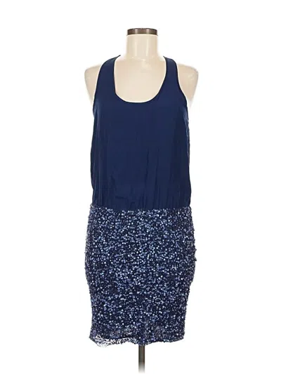 Pre-owned Parker Cocktail Dress In Blue