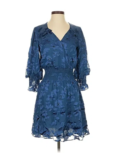 Pre-owned Parker Cocktail Dress In Blue