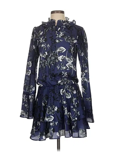 Pre-owned Parker Cocktail Dress In Blue