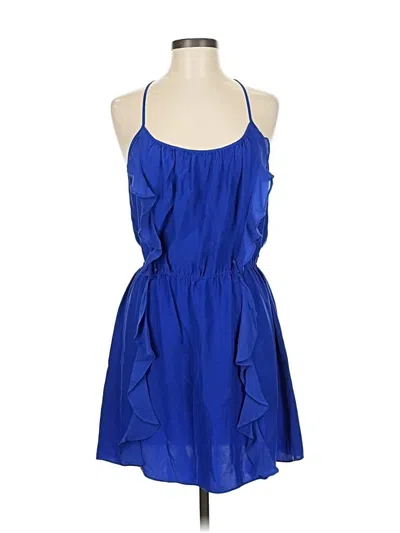Pre-owned Parker Cocktail Dress In Blue