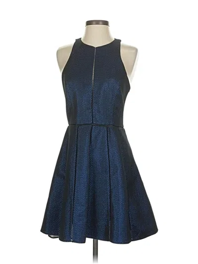 Pre-owned Parker Cocktail Dress In Blue