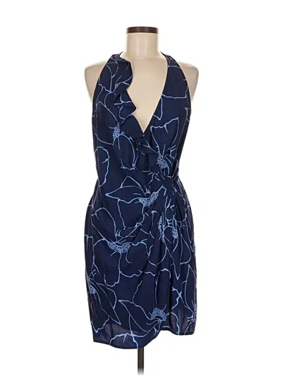 Pre-owned Parker Cocktail Dress In Blue