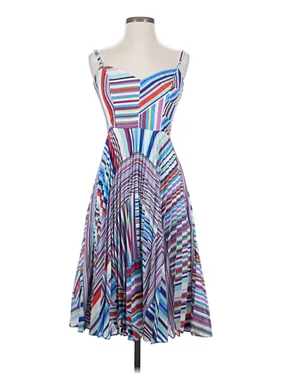 Pre-owned Parker Cocktail Dress In Blue