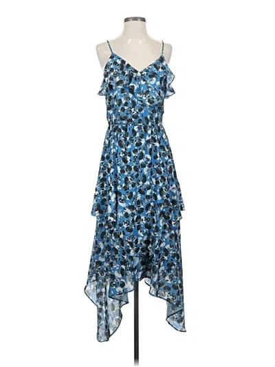 Pre-owned Parker Cocktail Dress In Blue