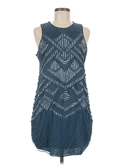 Pre-owned Parker Cocktail Dress In Blue