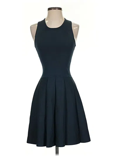 Pre-owned Parker Cocktail Dress In Blue