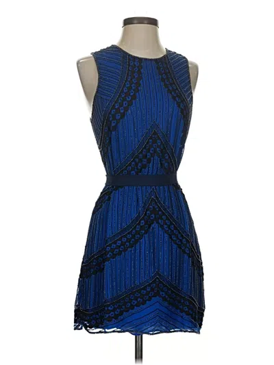 Pre-owned Parker Cocktail Dress In Blue