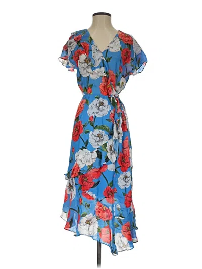 Pre-owned Parker Cocktail Dress In Blue