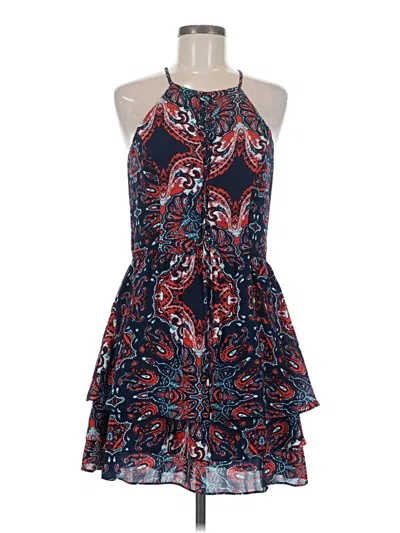 Pre-owned Parker Cocktail Dress In Blue