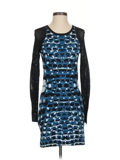 Pre-owned Parker Cocktail Dress In Blue