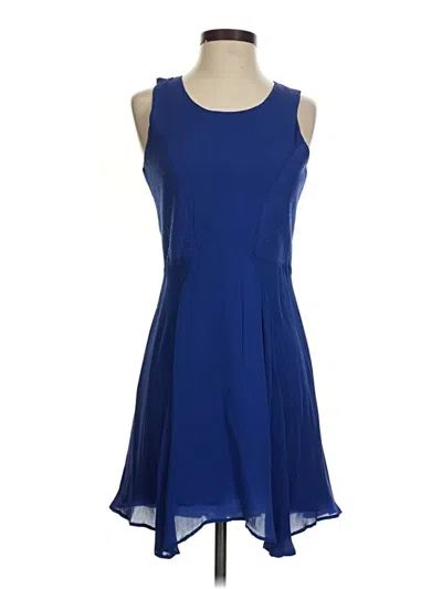 Pre-owned Parker Cocktail Dress In Blue