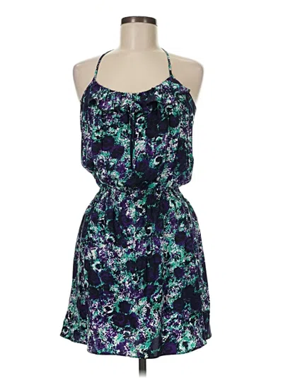 Pre-owned Parker Cocktail Dress In Blue