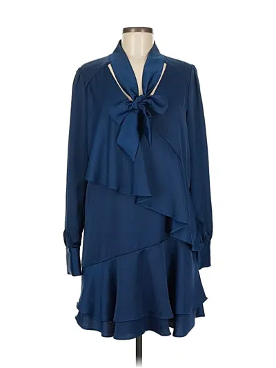Pre-owned Parker Cocktail Dress In Blue