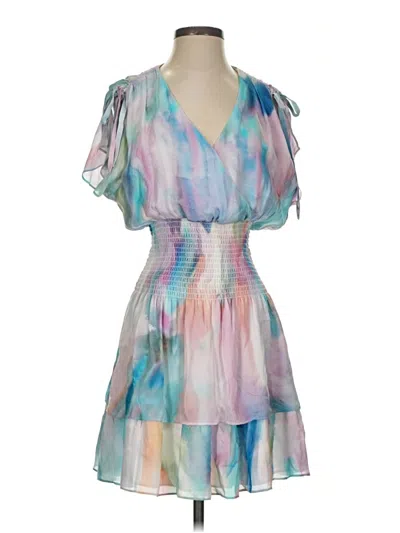 Pre-owned Parker Cocktail Dress In Blue