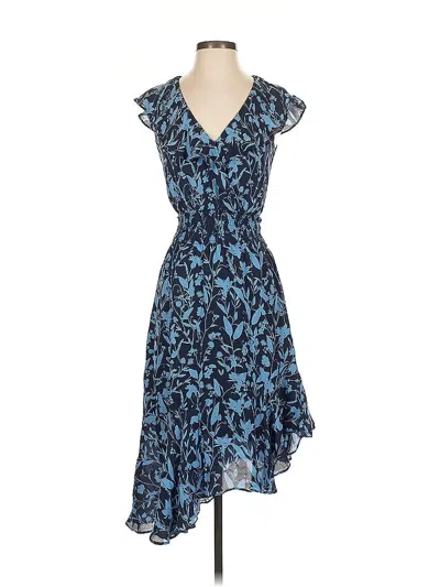 Pre-owned Parker Cocktail Dress In Blue
