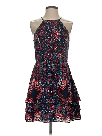 Pre-owned Parker Cocktail Dress In Blue
