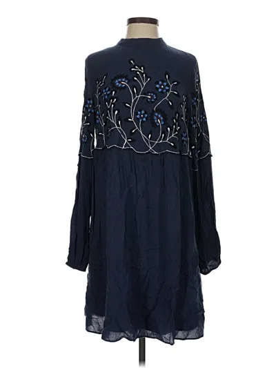 Pre-owned Parker Cocktail Dress In Blue