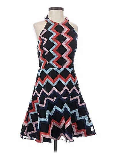 Pre-owned Parker Cocktail Dress In Blue