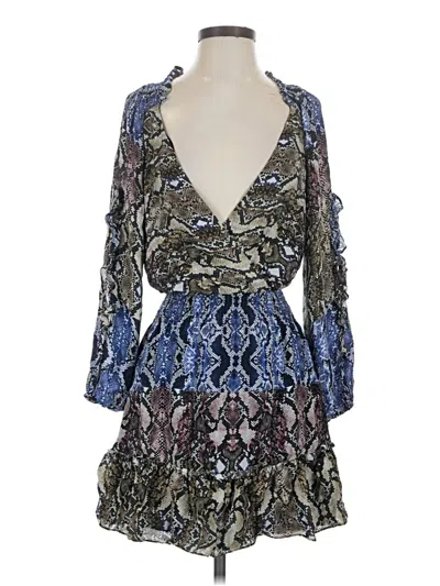Pre-owned Parker Cocktail Dress In Blue