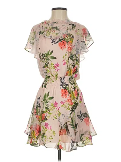 Pre-owned Parker Cocktail Dress In Brown