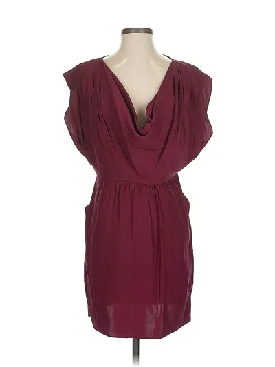 Pre-owned Parker Cocktail Dress In Burgundy