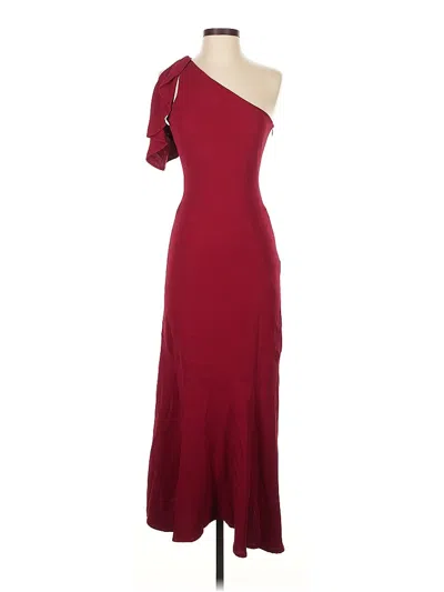 Pre-owned Parker Cocktail Dress In Burgundy