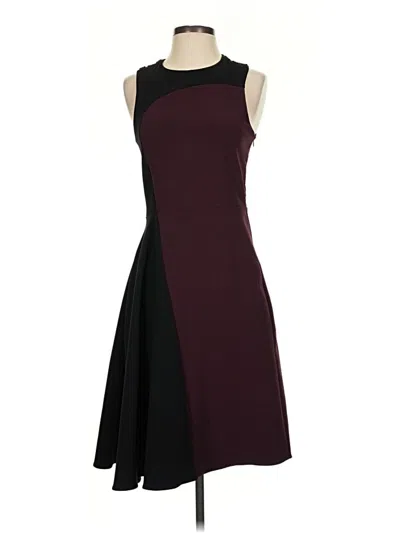 Pre-owned Parker Cocktail Dress In Burgundy