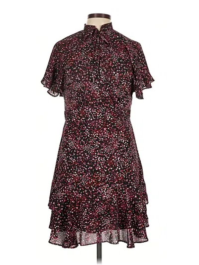 Pre-owned Parker Cocktail Dress In Burgundy