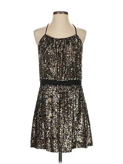 Pre-owned Parker Cocktail Dress In Gold