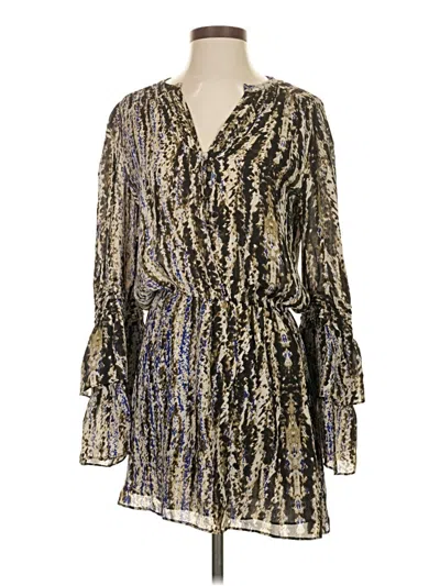 Pre-owned Parker Cocktail Dress In Gold