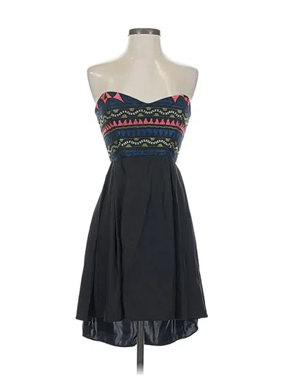 Pre-owned Parker Cocktail Dress In Gray