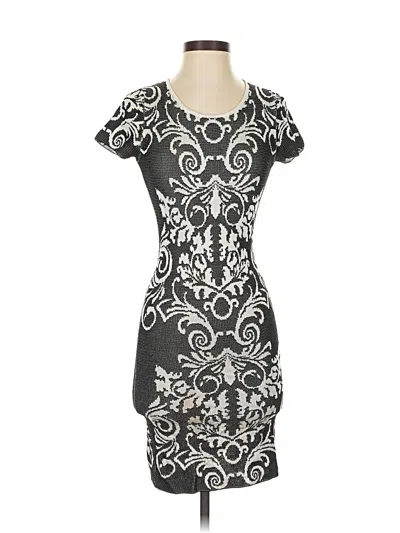 Pre-owned Parker Cocktail Dress In Gray