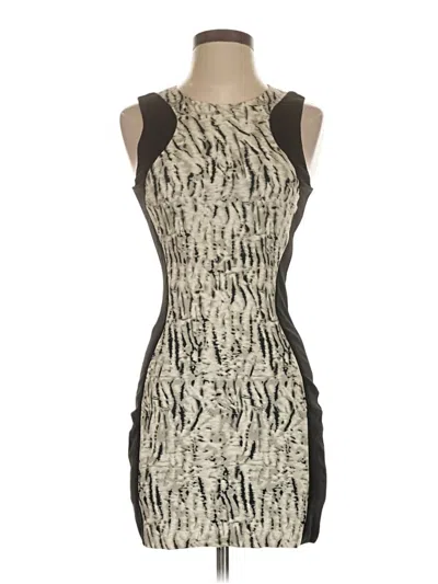 Pre-owned Parker Cocktail Dress In Gray