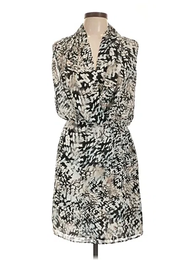 Pre-owned Parker Cocktail Dress In Gray