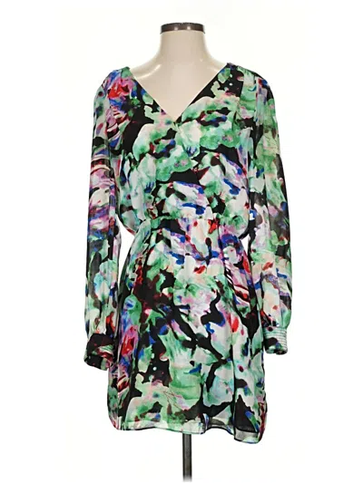 Pre-owned Parker Cocktail Dress In Green