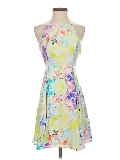 Pre-owned Parker Cocktail Dress In Green
