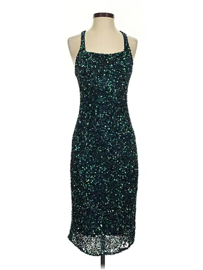 Pre-owned Parker Cocktail Dress In Green