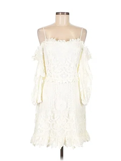 Pre-owned Parker Cocktail Dress In Ivory