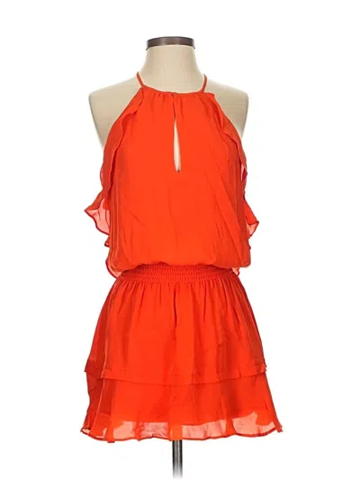 Pre-owned Parker Cocktail Dress In Orange