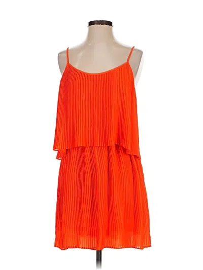 Pre-owned Parker Cocktail Dress In Orange