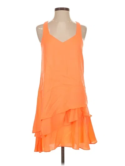 Pre-owned Parker Cocktail Dress In Orange