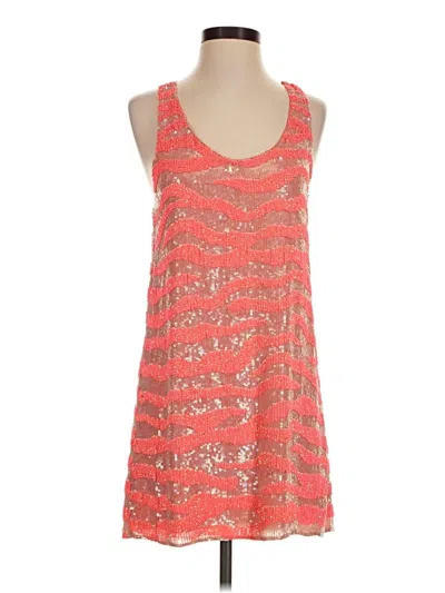 Parker Cocktail Dress In Orange