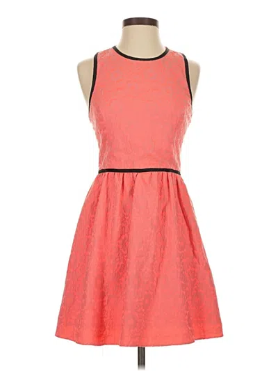 Pre-owned Parker Cocktail Dress In Orange