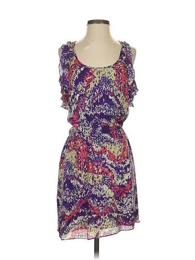 Pre-owned Parker Cocktail Dress In Purple
