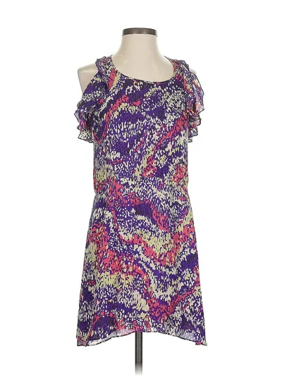 Pre-owned Parker Cocktail Dress In Purple