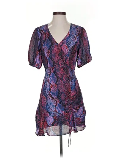 Pre-owned Parker Cocktail Dress In Purple